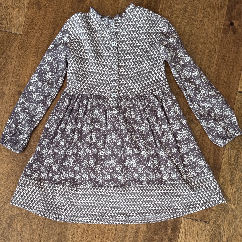 Chelsea and Violet Floral Dress in the Prettiest Purple